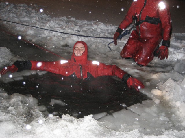 ICE RESCUE TRAINING BEDFORD HILLS MEMORIAL PARK